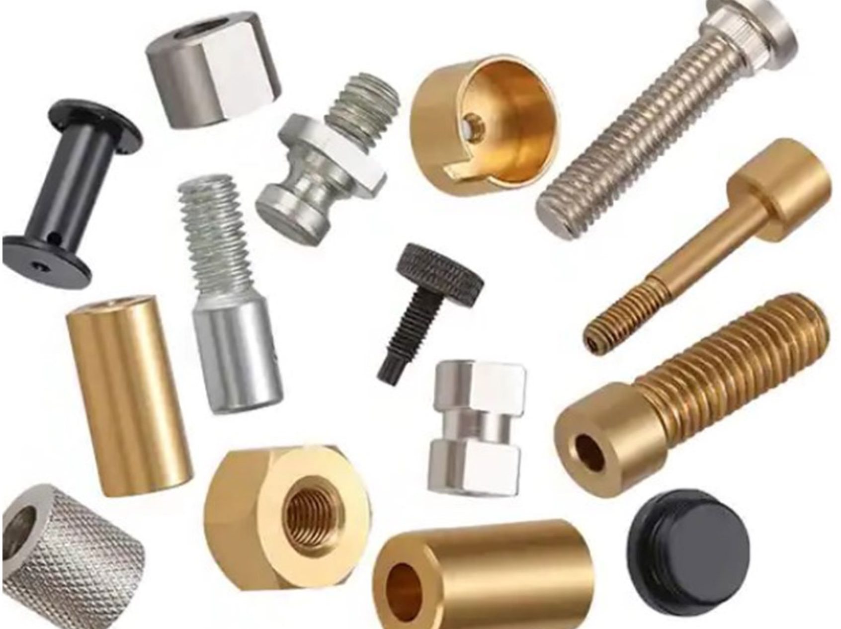 Special-shaped screws and nuts